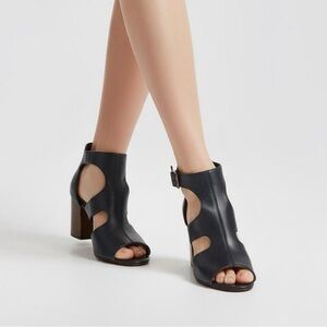 Clarks Black Heeled Boots